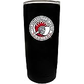 University of Tampa Spartans 16 oz Black Insulated Stainless Steel Tumbler Glossy brushed finish Officially Licensed Collegiate Product