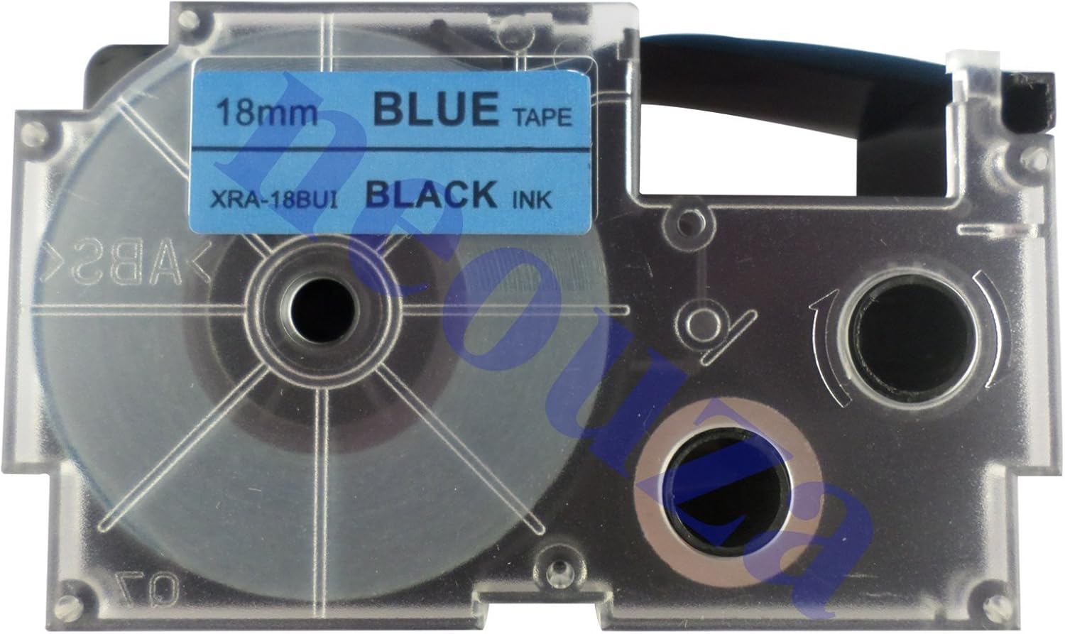 Compatible for Casio EZLabel Tape 18mm Black on Blue Label