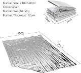 HONYAO Emergency Blanket 3pcs 210x160cm Foil Thermal Survival Blanket view 3