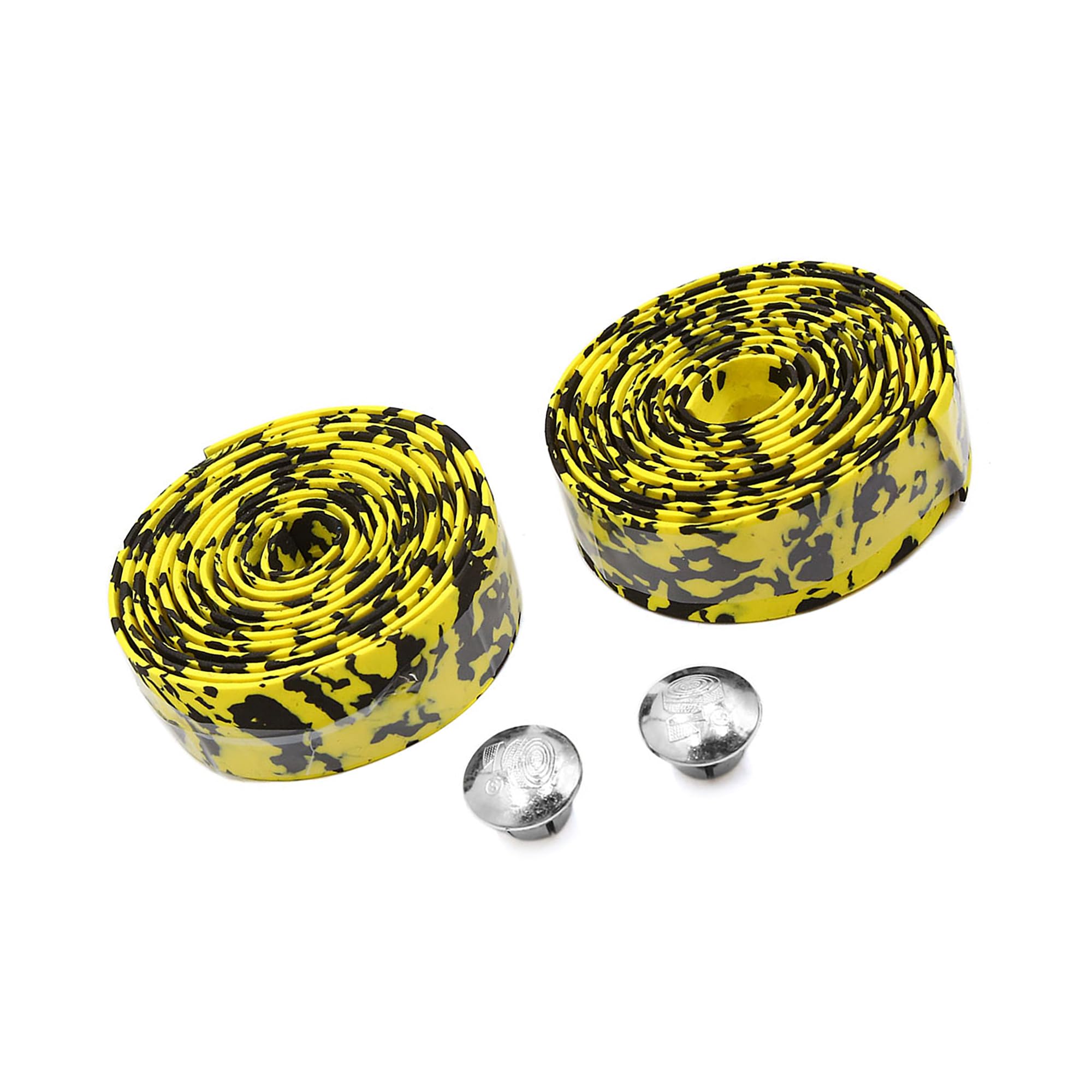 Partuto 2 Pcs Universal Bike Handlebar Tape - Foam Yellow