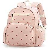 atgark Corduroy Kids Backpack for Girls, Girls Backpack 5-9, Kindergarten Elementary School Bookbag for Girl 15.3" H Fit Folder
