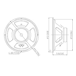 Sound Town 12-Inch 65 Watt Replacement Guitar