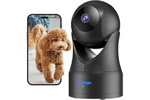 Indoor Camera 2K, Owltron 360° Pet Camera, 2.4GHz WiFi Home Security Cameras with Motion Detection for Baby/Elder/Nanny/Dog w