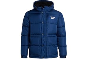 Reebok Men Winter Jacket - Puffer Parka Coat - Heavyweight Ski Jacket for Men, M-XXL