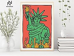 Nationcog Statue of Liberty Illustration