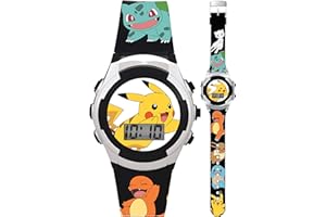 Accutime Kids Pokemon Digital LCD Quartz Watch for Boys, Girls, and Adults All Ages