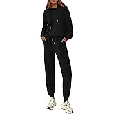 PRETTYGARDEN Women's 2 Piece Lounge Sets Fall Clothes Hoodies Sweatshirt Joggers Sweatpants Sweatsuits 2026 Airport Outfits