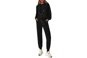 PRETTYGARDEN Women's 2 Piece Lounge Sets Fall Clothes Hoodies Sweatshirt Joggers Sweatpants Sweatsuits 2026 Airport Outfits
