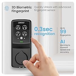Lockly Secure Pro Wi-Fi Smart Door Lock, Keyless
