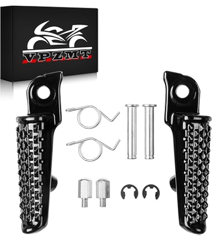 Amazon.com: VPZMT Rear Foot Pegs for kawasaki ZX-6R ZX-9R ZX10R