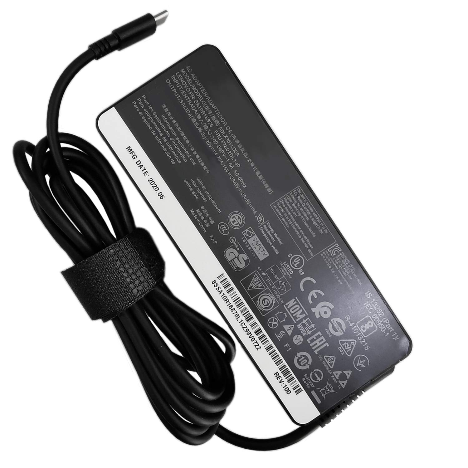 XITAIAN 20V 4.75A 95W USB-C Replacement Power Adapter Charger for Lenovo ADLX95YLC3A