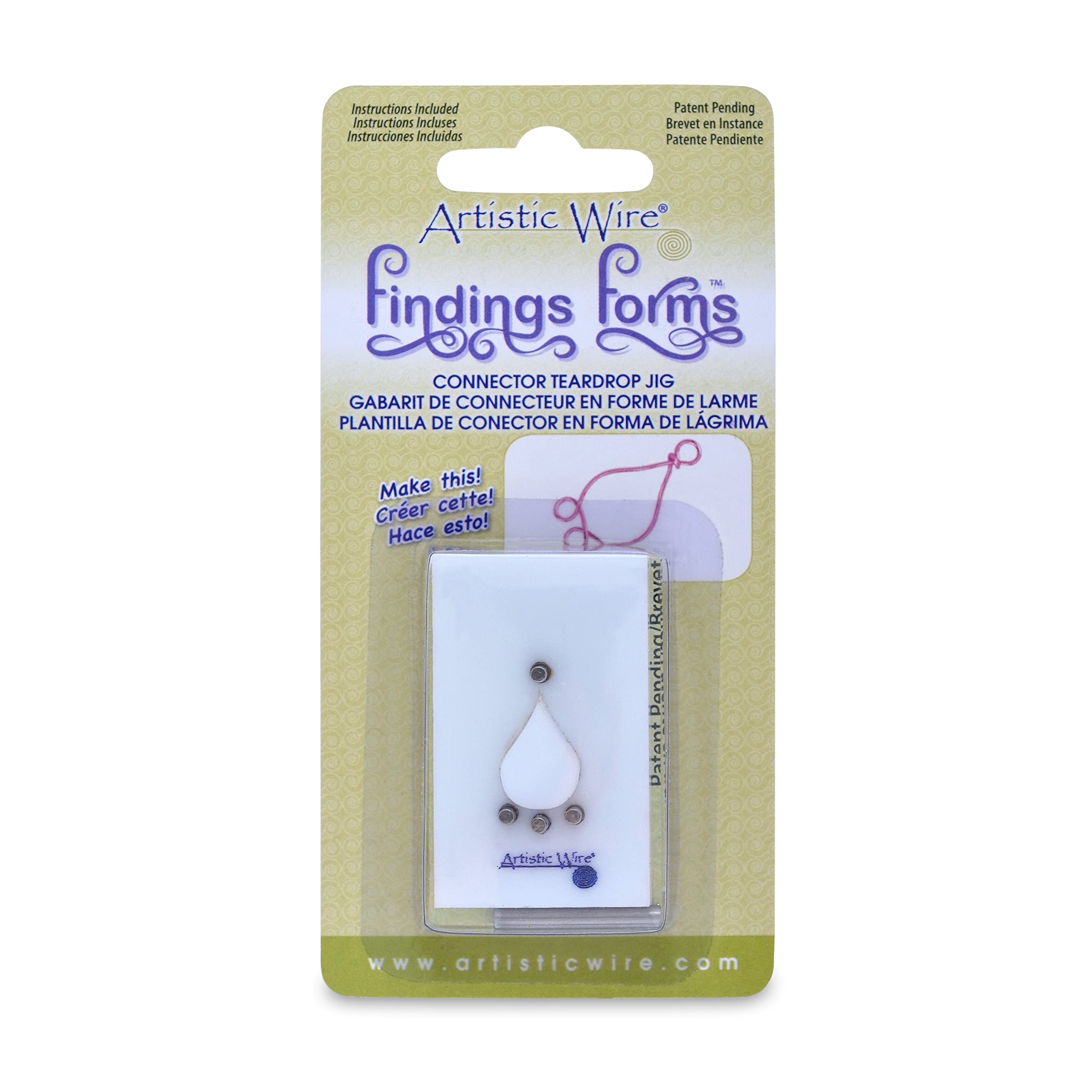 Artistic Wire Findings Forms Teardrop Connector Jig โ image 1
