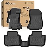 Nilight TPE Floor Mats for Subaru Crosstrek XV Crosstrek 2013 2014 2015 2016 2017, All Weather Custom Fit Heavy Duty Floor Liners