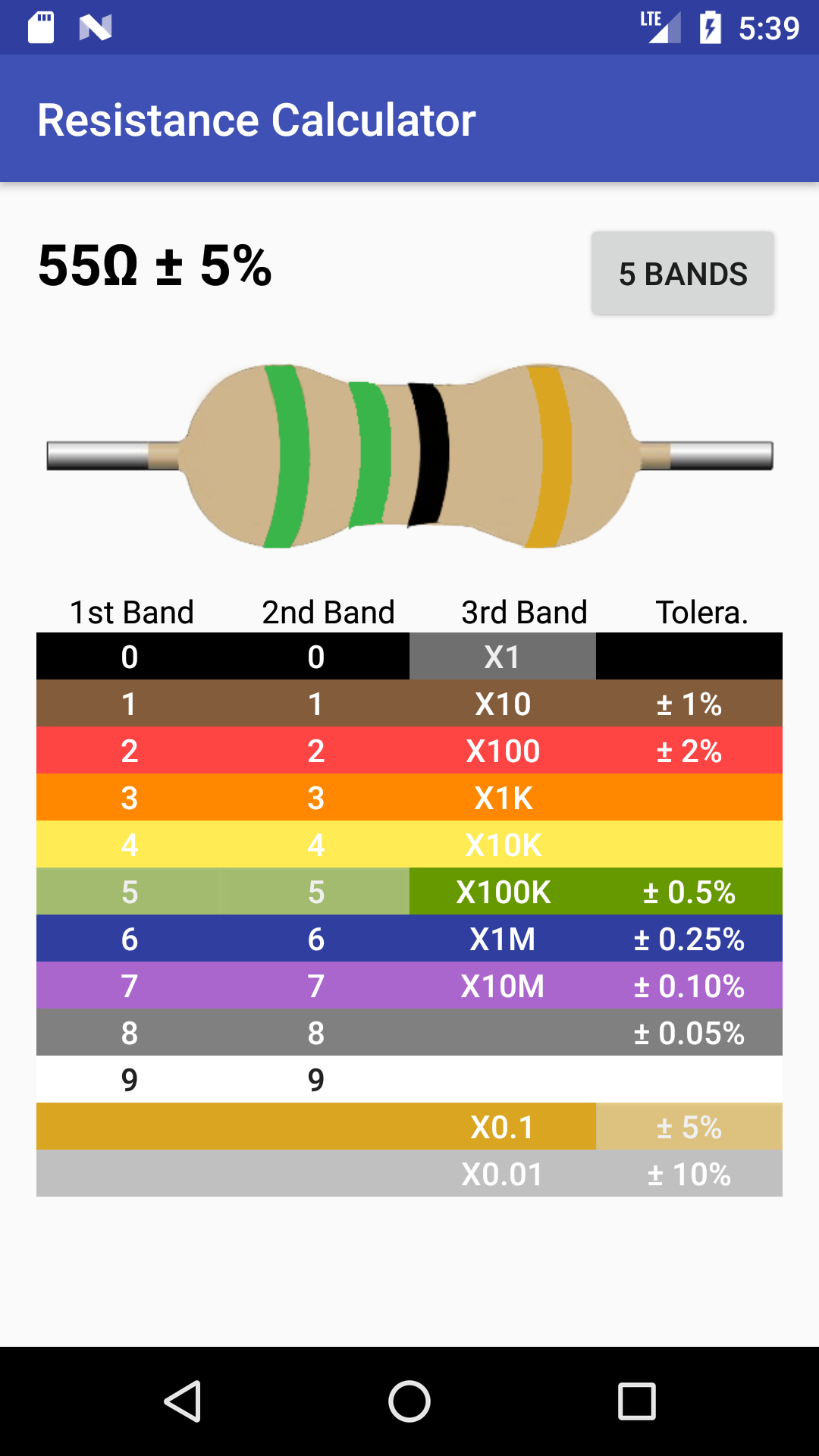 Resistor Value Calculator Appstore for Android