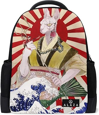 Amazon Co Jp 武士 侍 スフィンクス リュック 大容量 おしゃれ レディース 軽量 メンズ 大人 通学 高校生 中学生 小学生 リュックサック プレゼント対応 シューズ バッグ