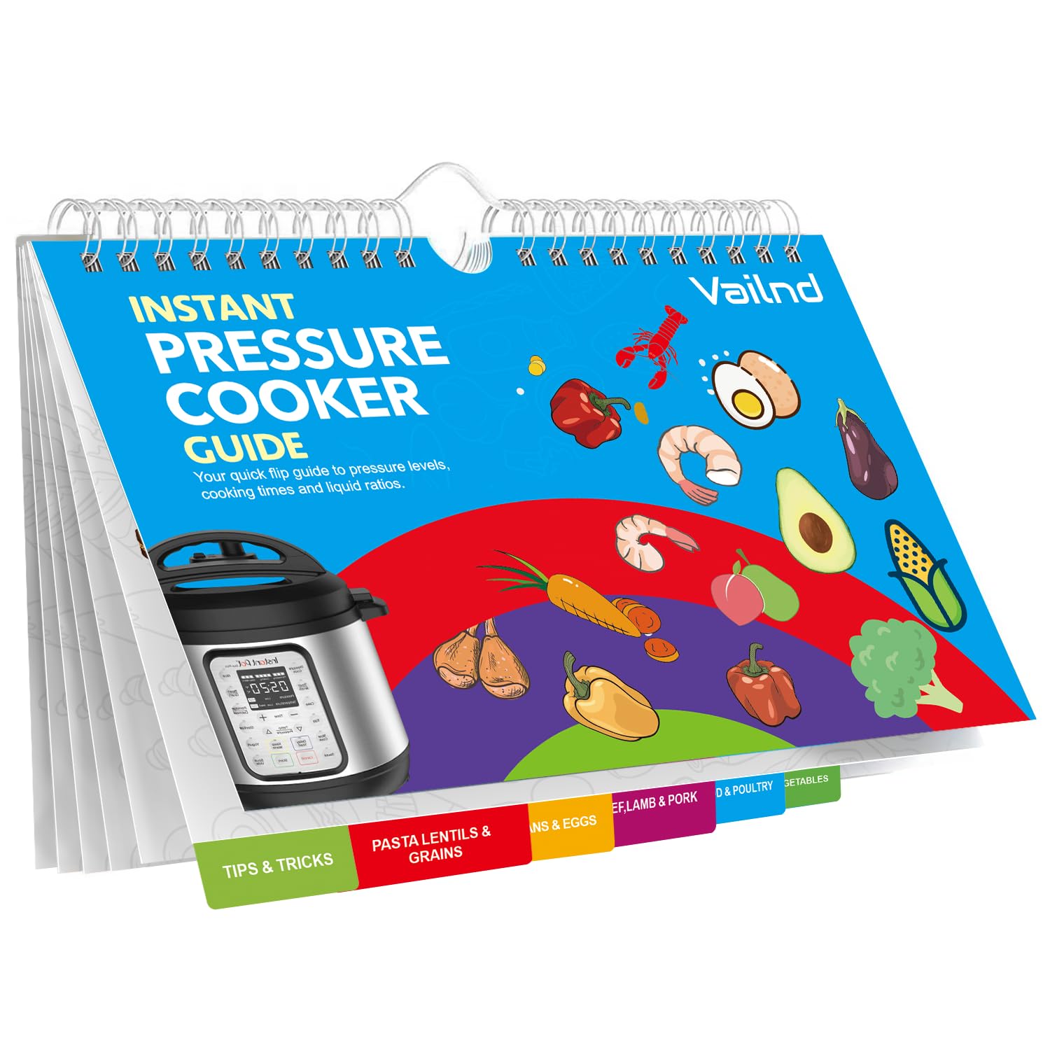 Photo 1 of Vailnd Instant Pot Magnetic Cheat Sheet Magnet Booklet, Instant Pot Cookbooks, Pressure Cooker Cooking Guide, Instant Pot Accessories Quick Reference Cooking Times Chart, Kitchen Gifts for Women