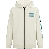 Quiksilver boys Full-zip Fleece Hoodie Sweatshirt With Front Pouch Pocket