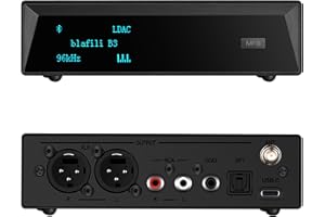 blafili B3 Professional XLR Bluetooth v5.1 Music Receiver, LDAC & aptX HD Streamer, Built-in ESS DAC, Analog RCA, Digital Optical and COAXIAL Outputs, for Audio Mixer, DJ Speakers & PA System