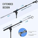 CAHAYA Upgraded Tripod Boom Sheet Microphone Stand with Carrying Bag CY0311 view 2
