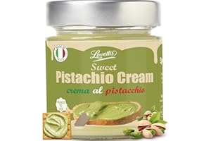LOVETTA Pistachio Cream 200g (7.05 oz) – Sweet Italian Pistachio Butter, Paste & Spread, Crema de Pistachios Dubai – Cream for Dubai Chocolate Knafeh Bar, Baking, Desserts, Toppings