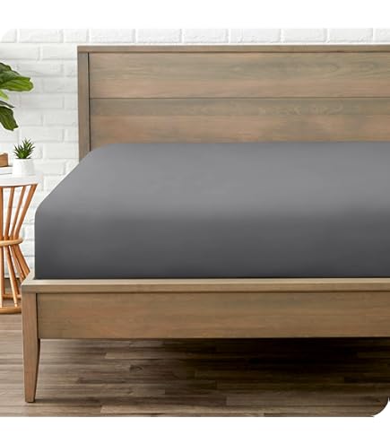 BIOWEAVES 100% Organic Cotton Fitted Sheet – Queen, 300 Thread Count, GOTS Certified, Deep Pocket Undyed Natural