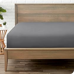 Bare Home Fitted Bottom Sheet Queen Size - Premium