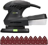 GALAX PRO 200W Detail Sander 12000 OPM Dust Collection 10 Sandpapers view 3