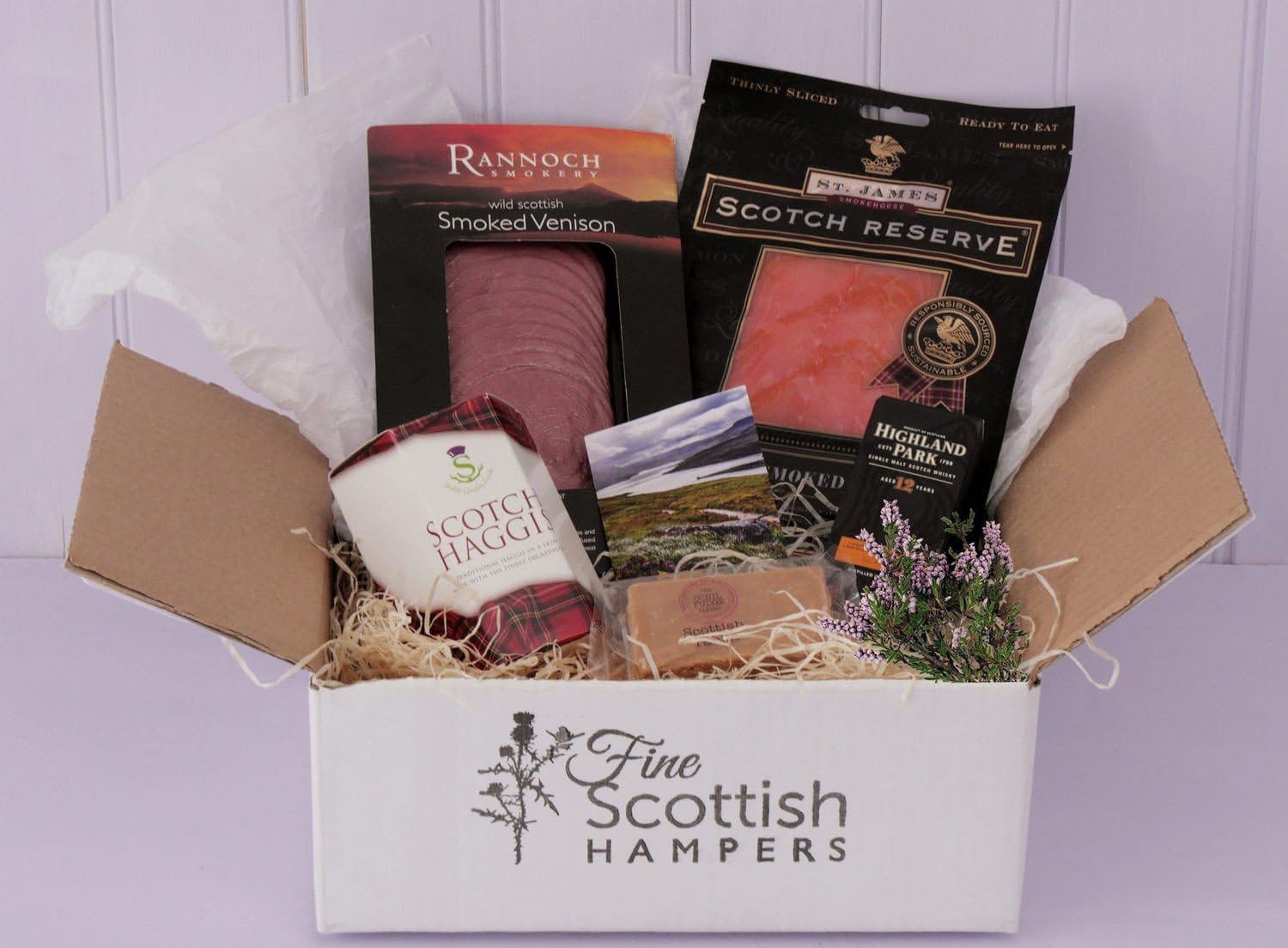 Traditional Scottish Food & Drink Gift Hamper Amazon.co.uk Beer, Wine