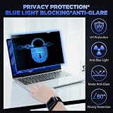 Tefeiyin 14 Inch Privacy Screen 16:9 Anti-Spy Anti-Glare Blue Light Blocker view 5