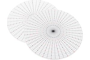 NUOBESTY 2pcs Rosette Maker Tool: Ribbon Bow Maker Board with Precise Spacing Guide - Reusable Plastic Craft Template for DIY