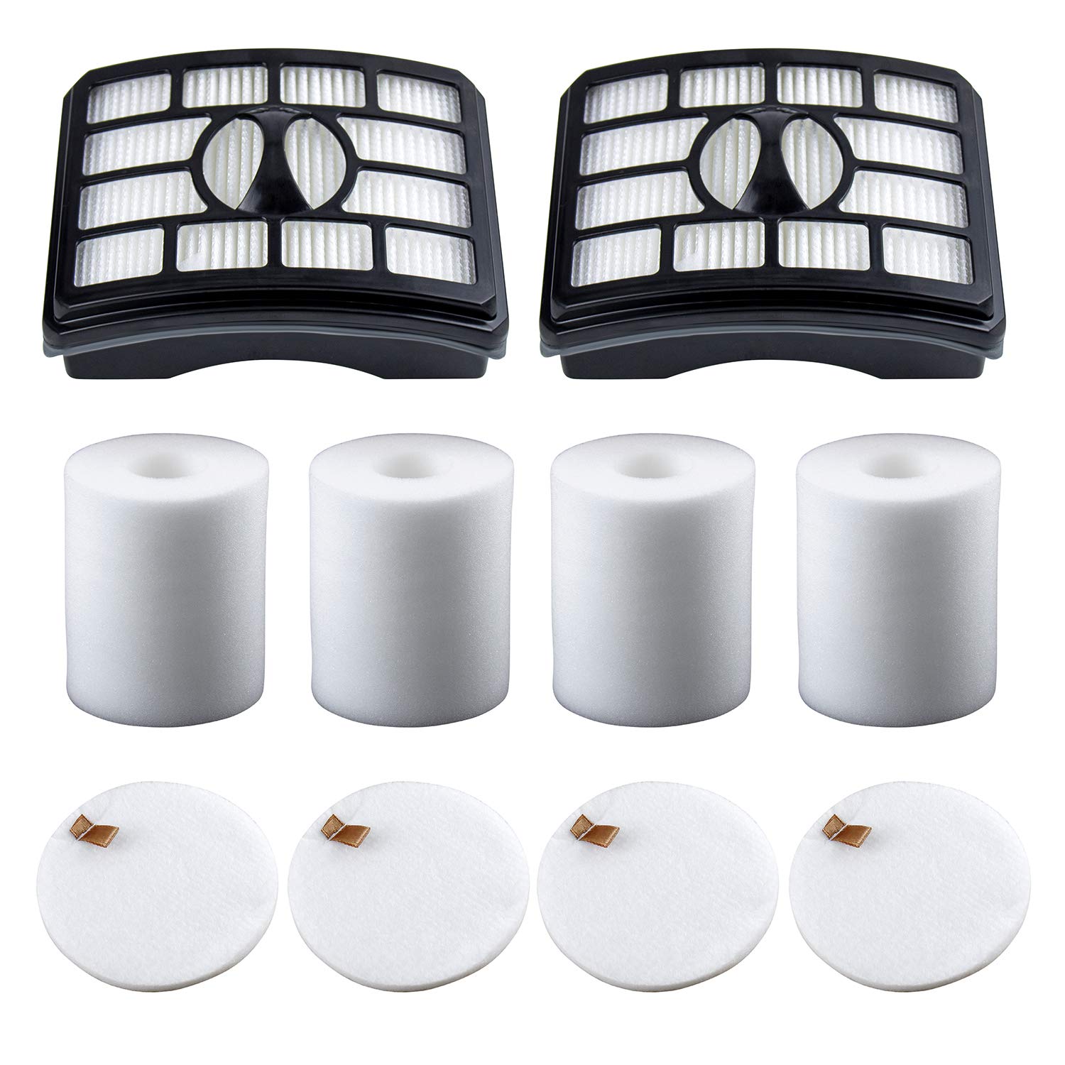 Photo 1 of Vacuum Filter Replacement for Shark Rotator Pro Lift-Away NV500, NV501, NV502, NV503, NV505, NV510, NV520, NV552, UV560, Part # XFF500 & XHF500 (2 Post Filters + 4 Foam & Felt Filters)