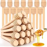 25Pcs Honey Wooden Dipper Mini Honeycomb Sticks 3 Inch | Honey Stirrer Stick for Jar Dispense Drizzle and Wedding Party Present
