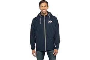 Vantage Apparel NCAA Mens Men's Collegiate Premium Lightweight Packable Hooded Wind Jacket