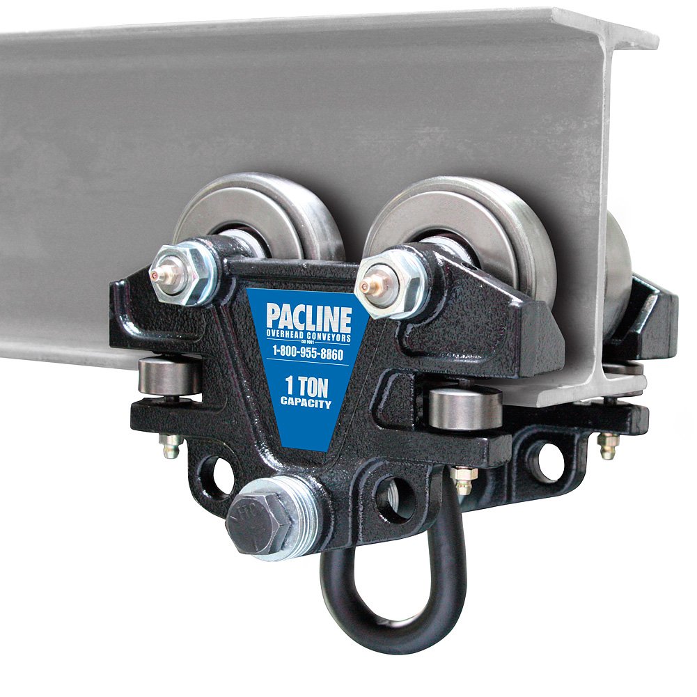 Pacline 0901200002, Hand Push Beam Trolley, 1 Ton Capacity Buy