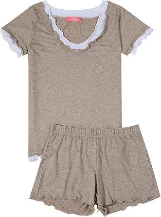 Women S Lenzing Modal Pajamas Set Long And Short Sleeve Sleepwear At Amazon Women S Clothing Store