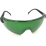 Grow Room Safety Glasses, Color Correction, Reflection, Glare Protection, Anti UV400/IR, Best for LED Grow Light, Protective Goggles, for Indoor Gardens, Greenhouses, Hydroponics, Grow Tent (Green)