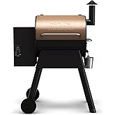 Traeger Grills Pro 22 Wood Pellet Grill & Smoker, Electric Pellet Smoker Grill Combo, 6-in-1 BBQ Versatility, 572 sq. in. Grilling Capacity, Meat Probe, 450 Degree Max Temperature, 18LB Hopper, Bronze