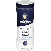 Morton Kosher Salt Coarse Cooking Salt (16 oz / 1 lb), 1-Pack | Kosher Salt Flakes bulk pack for everyday cooking, baking, rimming drink glasses &amp; more!