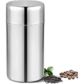 OLULU 19oz Tea Canister Double Seal Stainless Steel Airtight Tea Tin, Tea Container for Loose Leaf Tea Coffee Herbs and Spices Storage