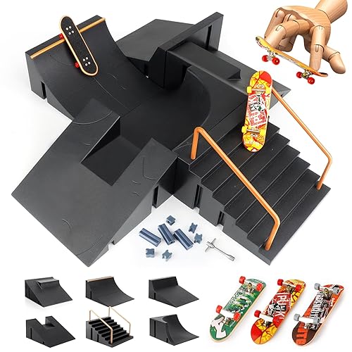 Skate Park Fingerboard Mega Ramp Finger Skateboard Tech Deck Skate
