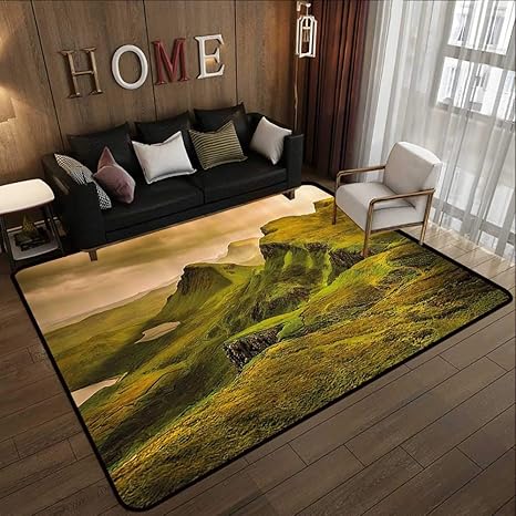 Amazon Com Floor Mat Mountain Moss Rocky Hills Under