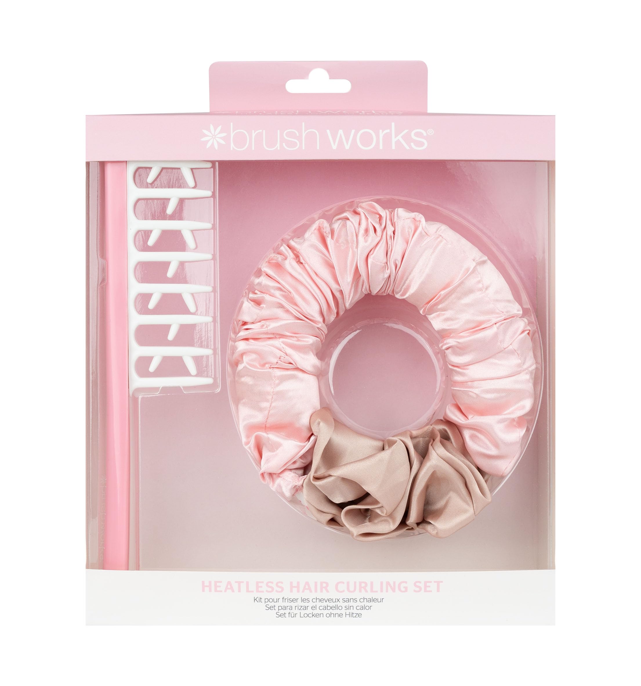 Brushworks Heatless Hair Curling Set