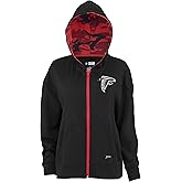Zubaz NFL Women's Standard Full Zip Hoodie