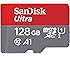 Sandisk Ultra 128GB Micro SDXC UHS-I Card with Adapter -  100MB/s U1 A1 - SDSQUAR-128G-GN6MA