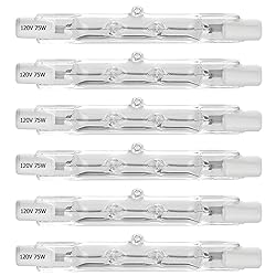 haraqi 6 Pack Halogen Light Bulb R7S Base J Type