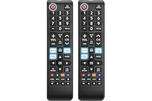 (Pack of 2) Universal for Samsung TV Remote Control Replacement Compatible with All Samsung Smart Frame Curved QLED Crystal T