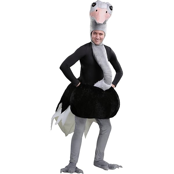 MOKRY PARTY Ostrich Animal Head Mask Bird Emu Head Mask Funny