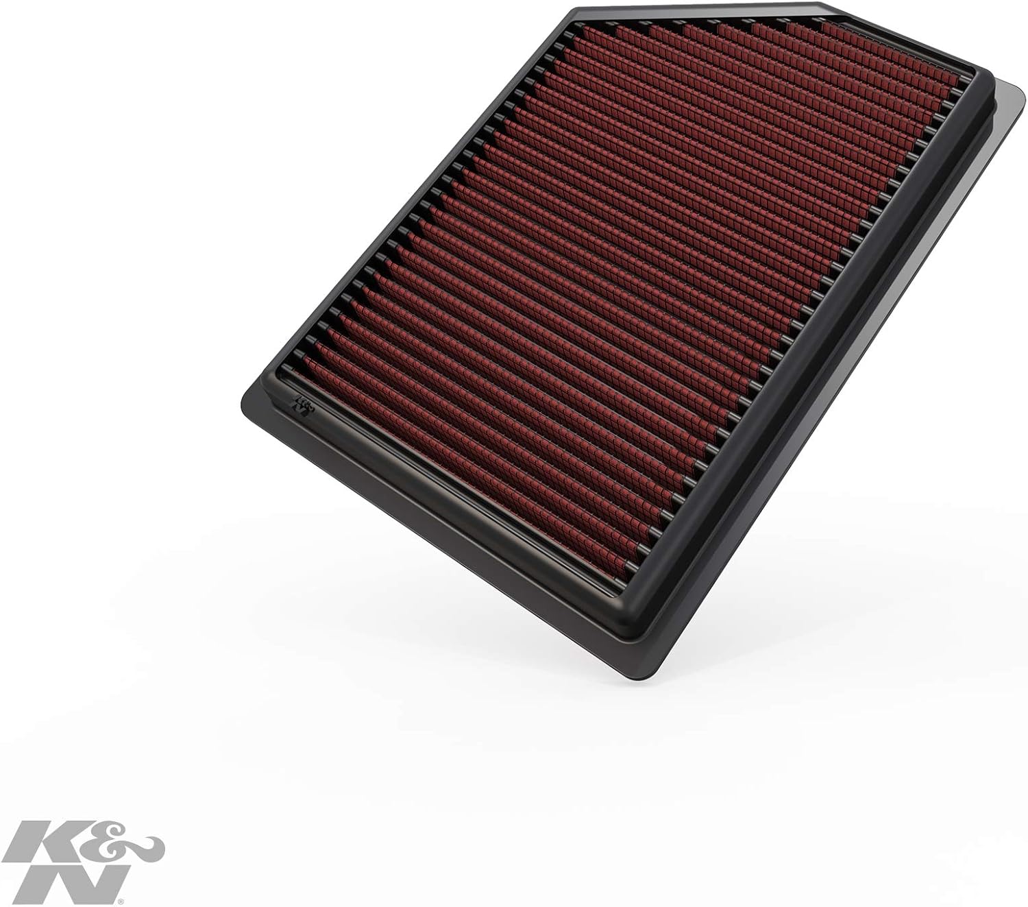 K&N engine air filter, washable and reusable 20142018 Jeep Cherokee L4/V6 335009, Air Filters