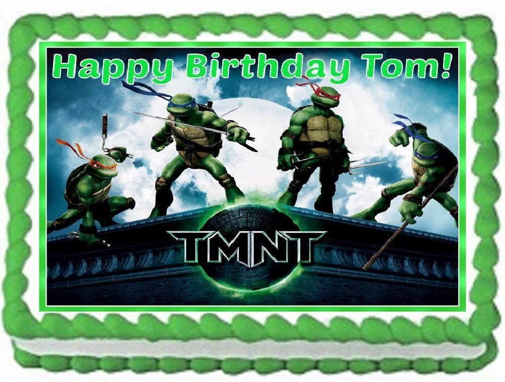 Teenage Mutant Ninja Turtles Edible Cake Topper Image -- 1/4 Sheet