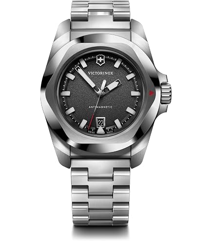 Amazon.com: Victorinox I.N.O.X. Automatic Black Dial Stainless